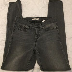 Levi's 311 shaping skinny in grey size 25